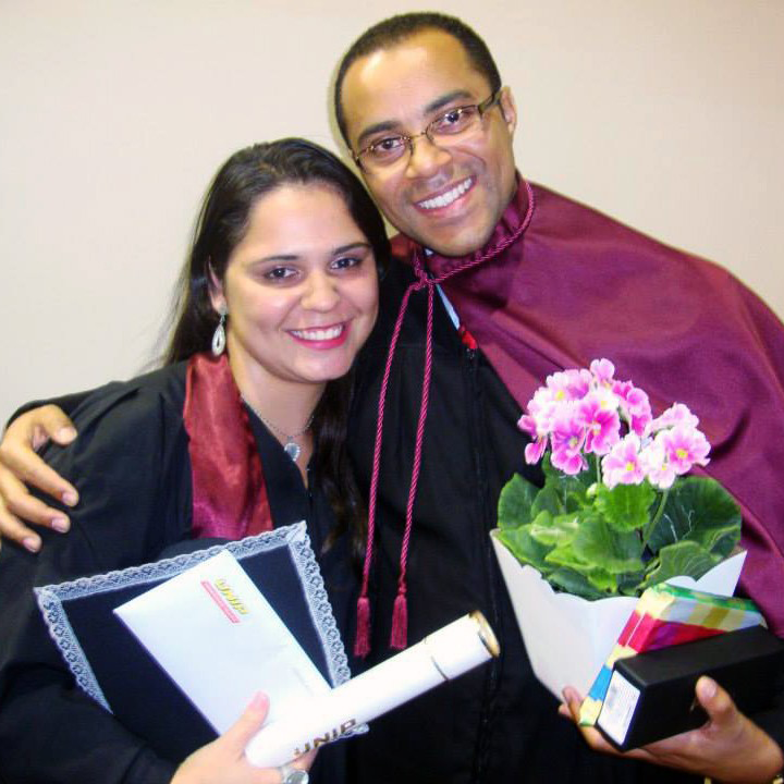 Recebendo homenagem na Colação de Grau UNIP 2013